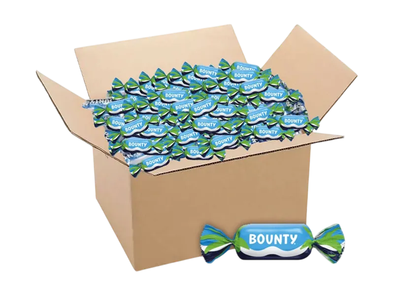 CANDIES LOOSE CHOCOLATE MINIS 1/22LB BOUNTY