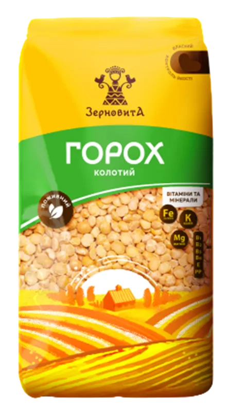 PEAS YELLOW SPLIT 10/500GR ZERNOVYTA