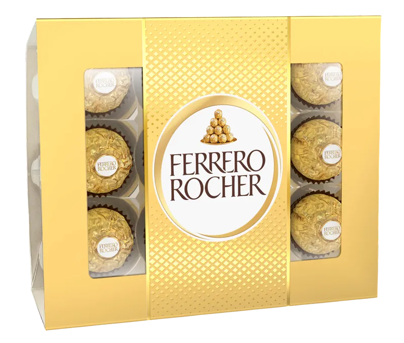 CANDIES BOXED CHOCOLATE FINE HAZELNUT 12/150GR FERRERO N12122