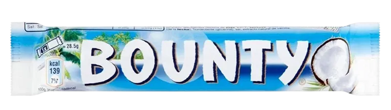 CHOCOLATE BAR W/COCONUT 24/57GR BOUNTY (12)