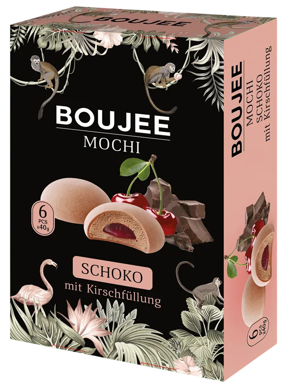 MOCHI CHOCOLATE W/CHERRY FILLING 6/(6*40GR) BOUJEE DOVGAN N92700240