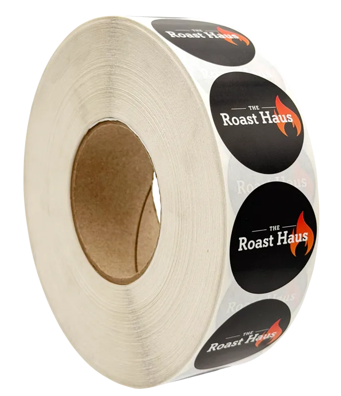 LABELS ROUND ROAST HAUS CIRCLE 1/2600PC NETCOST