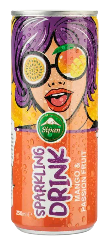SOFT DRINK MANGO&PASSION FRUIT 12/250ML SIPAN