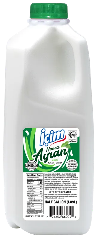 YOGURT DRINK AYRAN MINT 6/1.89L ICIM N137088