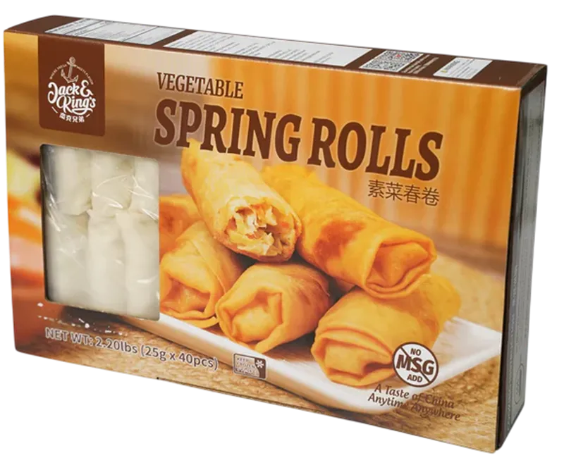 VEGETABLE SPRING ROLLS 10/(40*25GR) JACK & KINGS N40463001