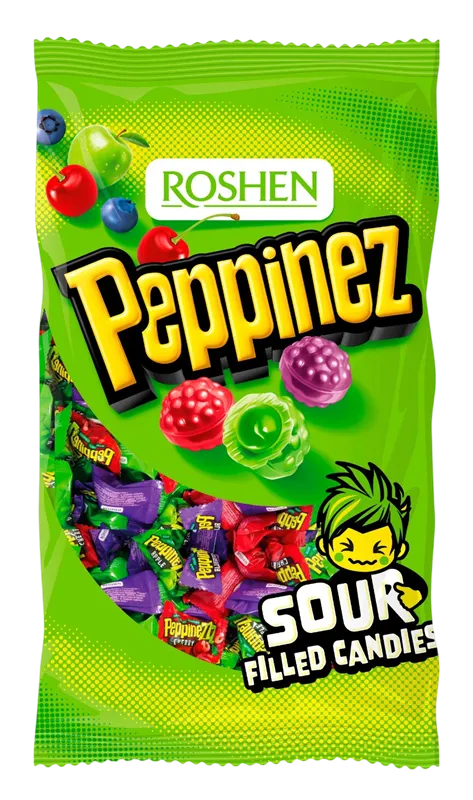 CANDIES LOOSE CARAMEL PEPPINEZZZ 6/1.98LB ROSHEN N2241