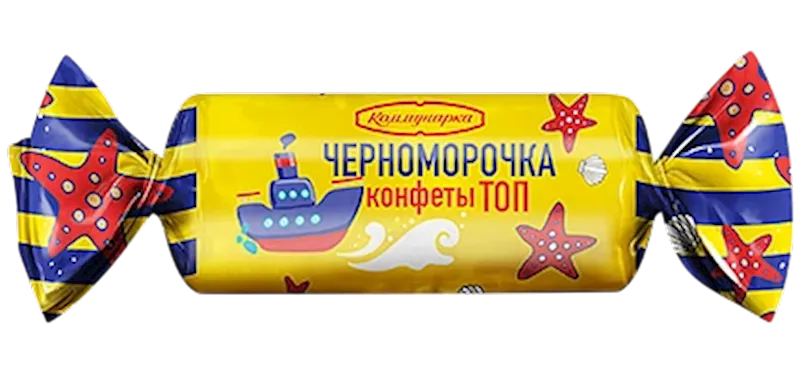 CANDIES LOOSE CHOCOLATE CHERNOMOROCHKA TOP 1/6.6LB KOMMUNARKA NCW4 N236